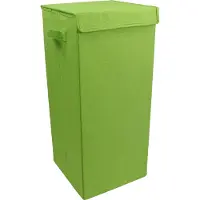 VCM Wasmand Stoffen wasbox Waskist Wasbox Stoffen box Deksel Dreso L