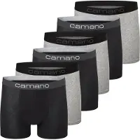 Camano Men Comfort Bci Cotton Boxershorts 6P In Box Boxershorts