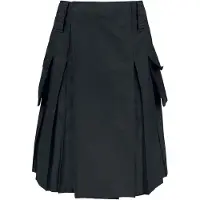 Brandit Midirok - Kilt - S tot 5XL - voor Mannen - zwart - Maat 3XL
