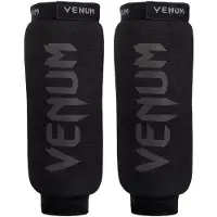 Venum Kontact Without Foot Scheenbeschermer Black/Black M