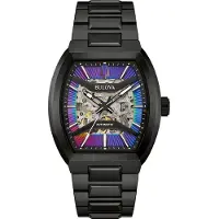Bulova Maquina Heren Horloge Zwart 98A320