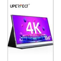 Uperfect Portable Monitor - 4K - Beeldscherm - Monitor - Scherm - Draagbare monitor - 15.6" - 3840x2160UHD - HDMI & USB-C - Zwart