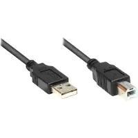 GOOD CONNECTIONS Alcasa USB 2.0 A/B 1m (1 m, USB 2.0), USB-kabel