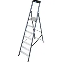Krause Trapladder, geanodiseerd, 7 treden