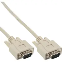 InLine - Kabel S VGA 15HD M-M 2 meter beige en grijs