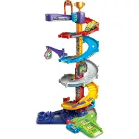 Vtech Toet Toet Auto's Tornado Stuntpark - Race Toren Autobaan met Sam Stuntauto - Moedigt Rollenspellen Aan - Cadeau - 1 tot 5 Jaar