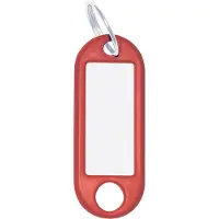 Wedo Sleutelhanger met ring, diameter: 18 mm, rood