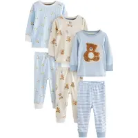 Next Nachtkledij beige / blauw / bruin / wit
