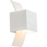 QAZQA Moderne wandlamp wit met lichteffect - Amy