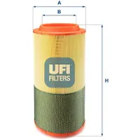 Ufi 27.B51.00 Luchtfilter