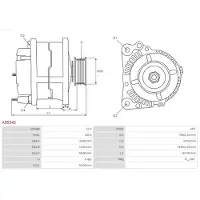 AS-PL A9534S Dynamo / Alternator