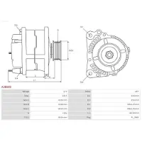 AS-PL A3800S Dynamo / Alternator