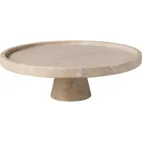 Villeroy & Boch Servierschale mit Fuß Manufacture Travertine ø 28 cm