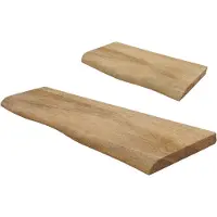 Home67 Wandplank pure mangohout set van 2 klein