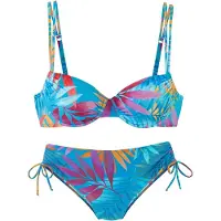 LASCANA Bikini blauw / bessen / oranje / pink