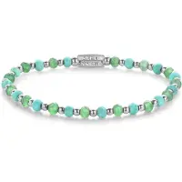 Rebel & Rose Blue Green Adventure RR-40144-S-S Armband 16,5cm