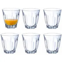 Arcoroc - tumbler drinkglazen - 12x stuks - transparant - 350 ml - hardglas - waterglazen - voor dagelijks gebruik
