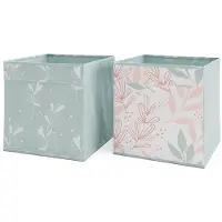 Vicco Opbergbox – 30 x 30 cm Set van 2 Turkoois