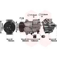 VAN WEZEL 3700K607 Aircopomp