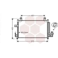 VAN WEZEL 83005068 Condensor voor airco