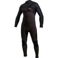 O'Neill - Hyperfreak 4/3+ Chest Zip Full - Wetsuit L - Tall, zwart