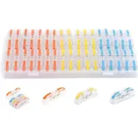 Universeel Boxed 34PCS Hendel Quick Home Draadconnectoren Terminals Dirigent Spliceable Butt Bedradingsblok Herbruikbare elektrische connectoren