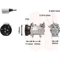 VAN WEZEL 4300K281 Aircopomp