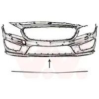 VAN WEZEL 2937585 Bumperlijst