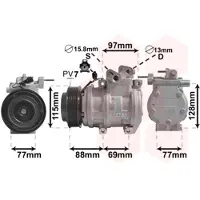 VAN WEZEL 8300K124 Aircopomp