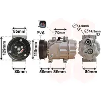 VAN WEZEL 1800K378 Aircopomp