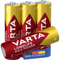 Varta 8x Longlife Max Power Alkaline Batterijen Aa 4 Stuks