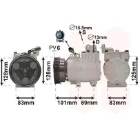 VAN WEZEL 8200K159 Aircopomp