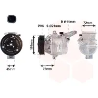 VAN WEZEL 2701K705 Aircopomp