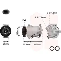 VAN WEZEL 3700K496 Aircopomp
