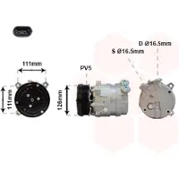 VAN WEZEL 3700K280 Aircopomp