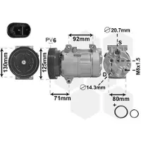VAN WEZEL 4300K441 Aircopomp