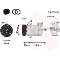 VAN WEZEL 1800K469 Aircopomp