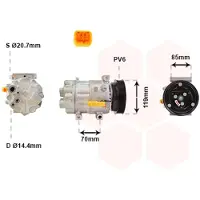 VAN WEZEL 0900K253 Aircopomp