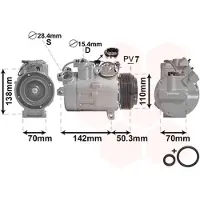 VAN WEZEL 0600K428 Aircopomp
