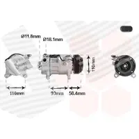 VAN WEZEL 0601K709 Aircopomp
