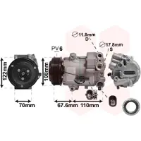 VAN WEZEL 3700K605 Aircopomp
