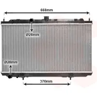 VAN WEZEL 13002237 Radiateur