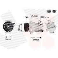VAN WEZEL 1801K733 Aircopomp