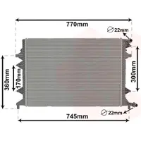VAN WEZEL 58012705 Radiateur