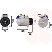 VAN WEZEL 0600K328 Aircopomp