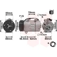 VAN WEZEL 1800K394 Aircopomp