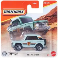 Matchbox 23-125 MBX FIELD WILDLIFE PARK CAR TURQUOISE (1:64) METAL