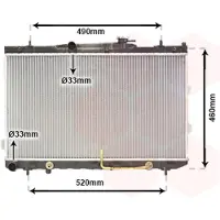 VAN WEZEL 83002075 Radiateur