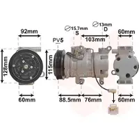 VAN WEZEL 2700K251 Aircopomp