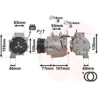 VAN WEZEL 2500K232 Aircopomp